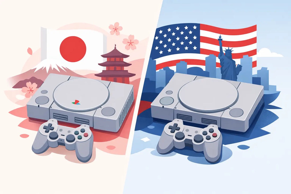 Japanese PS1 Versus American PS1