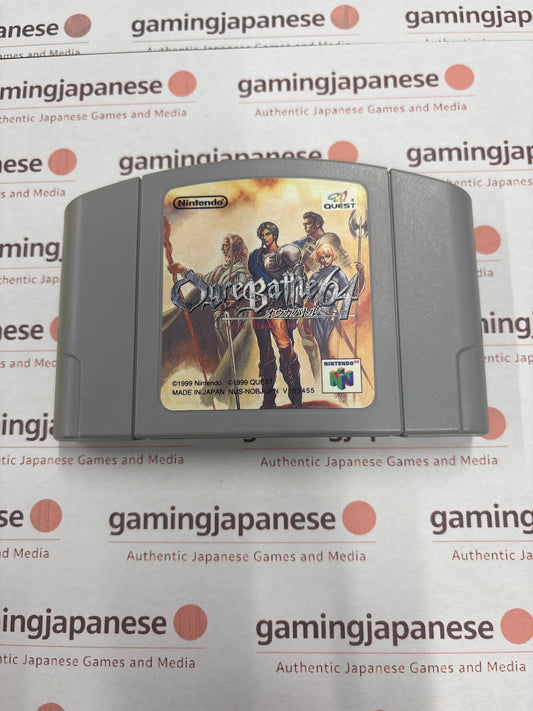 Ogre Battle 64: Person of Lordly Caliber [N64] Japanese Import {heavily used}