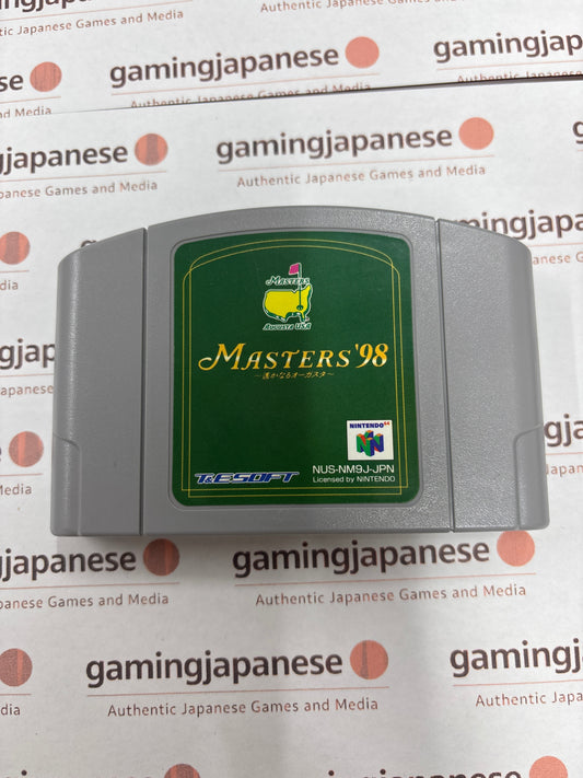 Masters Golf '98: Hasha no Dasskan [N64] Japan Exclusive {used}