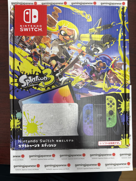 Nintendo Switch OLED (Nintendo Switch 有機ELモデル) <console — Splatoon 3 Edition> Japanese Import {used}