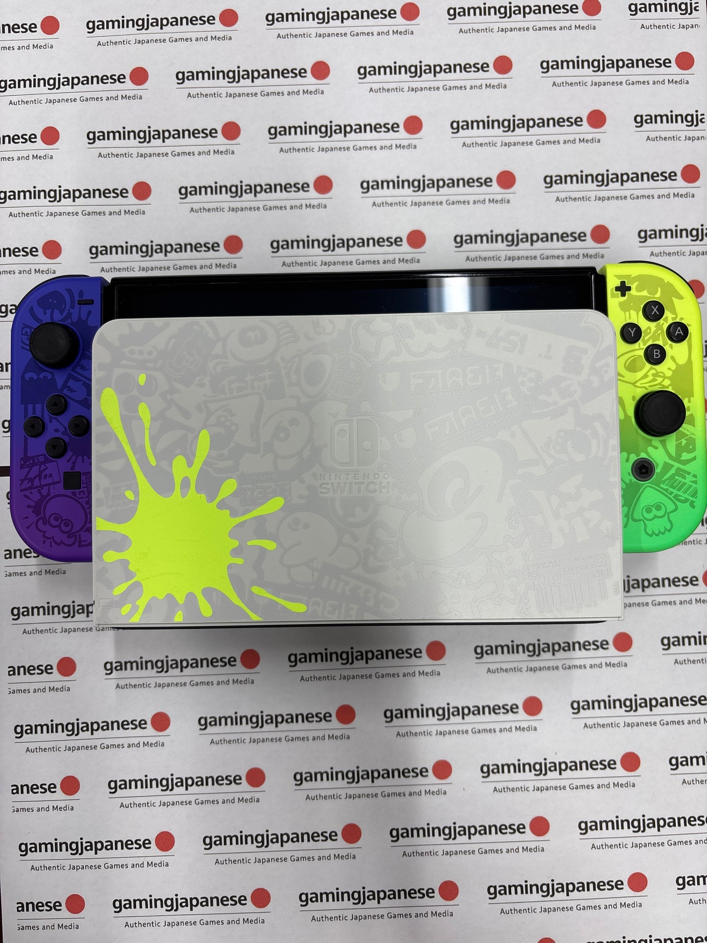 Nintendo Switch OLED (Nintendo Switch 有機ELモデル) <console — Splatoon 3 Edition> Japanese Import {used}