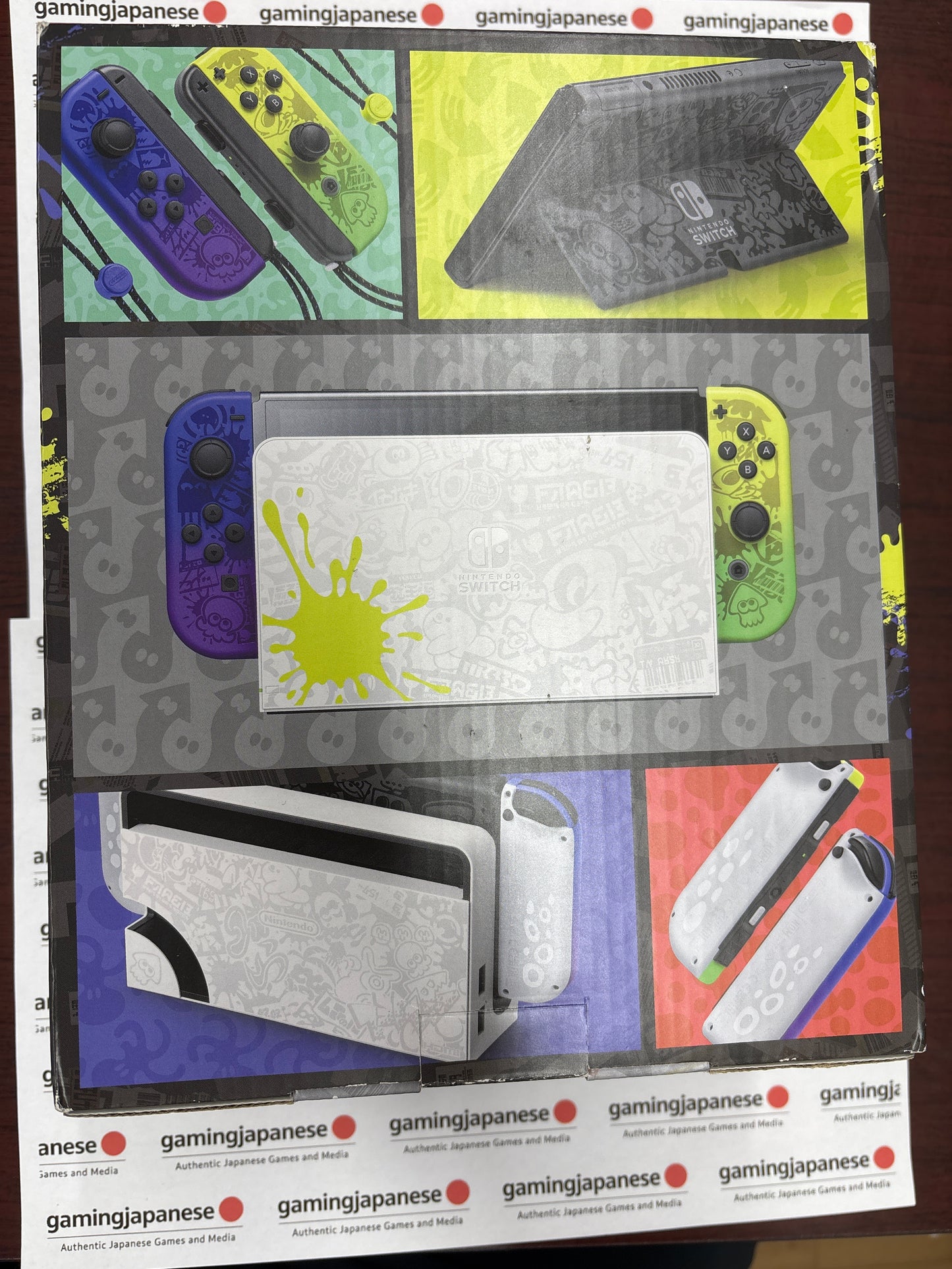 Nintendo Switch OLED (Nintendo Switch 有機ELモデル) <console — Splatoon 3 Edition> Japanese Import {used}