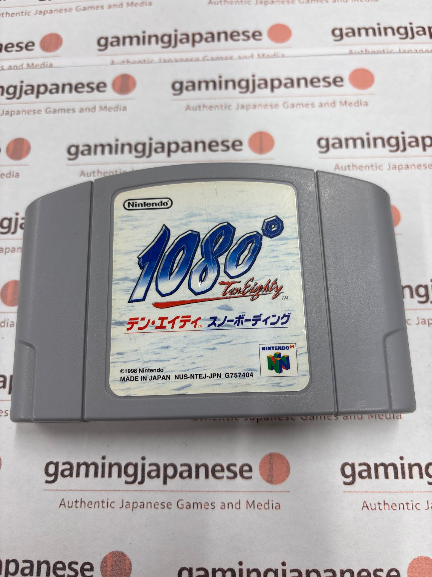 1080° Snowboarding [N64] Japanese Import {heavily used}