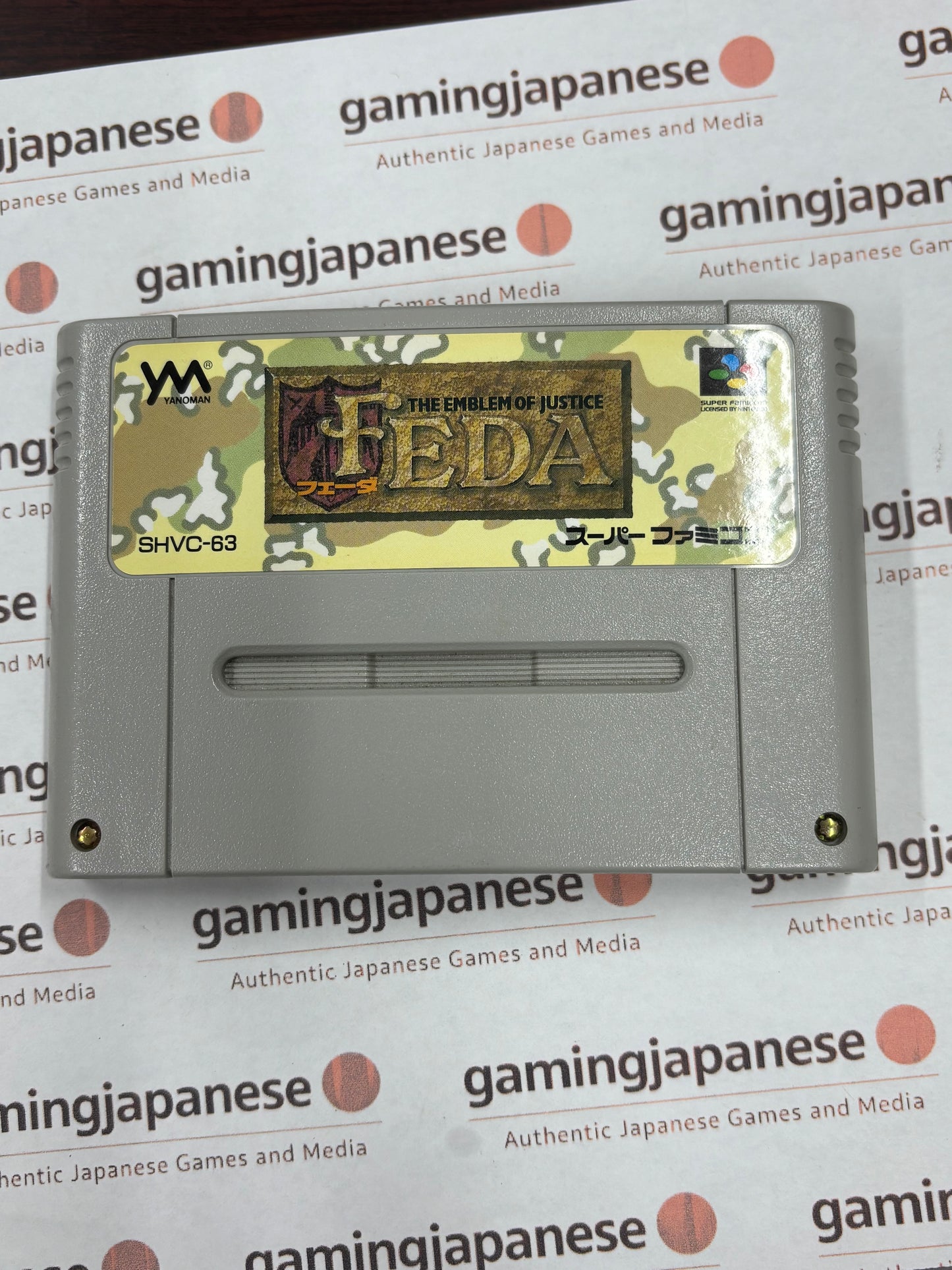 FEDA: The Emblem of Justice [Super Famicom] Japanese Import {used}