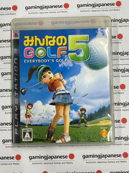 Minna no Golf 5 [PS3] Japanese Import {used}